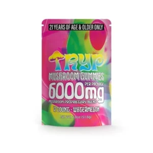 Tryp Mushroom Gummies 6000mg- Watermelon